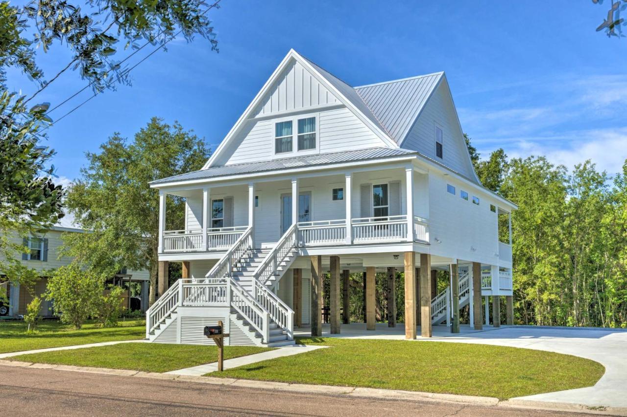 Coastal Waveland House Half Block To Pub Beach Luaran gambar